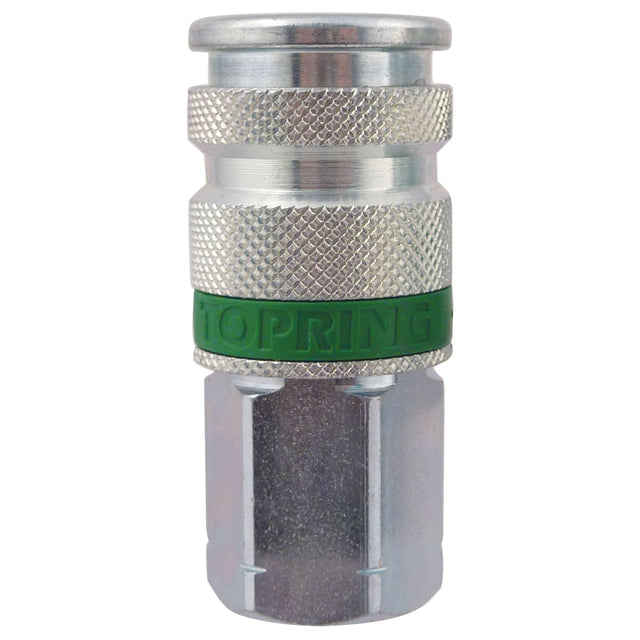 Quiksilver Ultraflo 1/4" Female Interchange Coupler, Steel