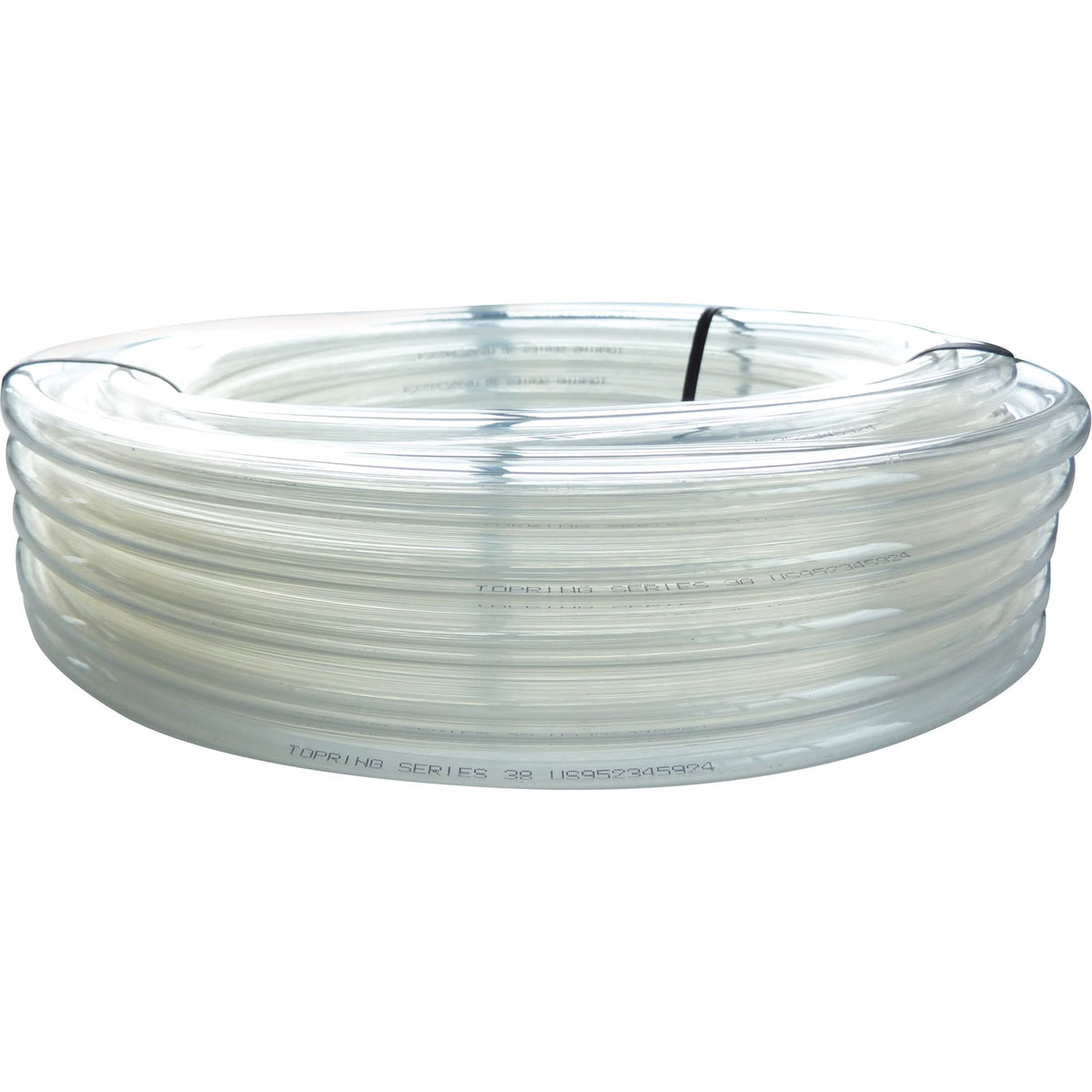 Tubing, Air/Water, 0.4375" OD x 100' L, PVC, Clear, 55 PSI @ 20°C