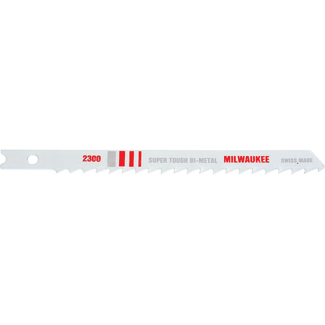 Jigsaw Blades, Bi-Metal, U-Shank, 4" L, 6 TPI