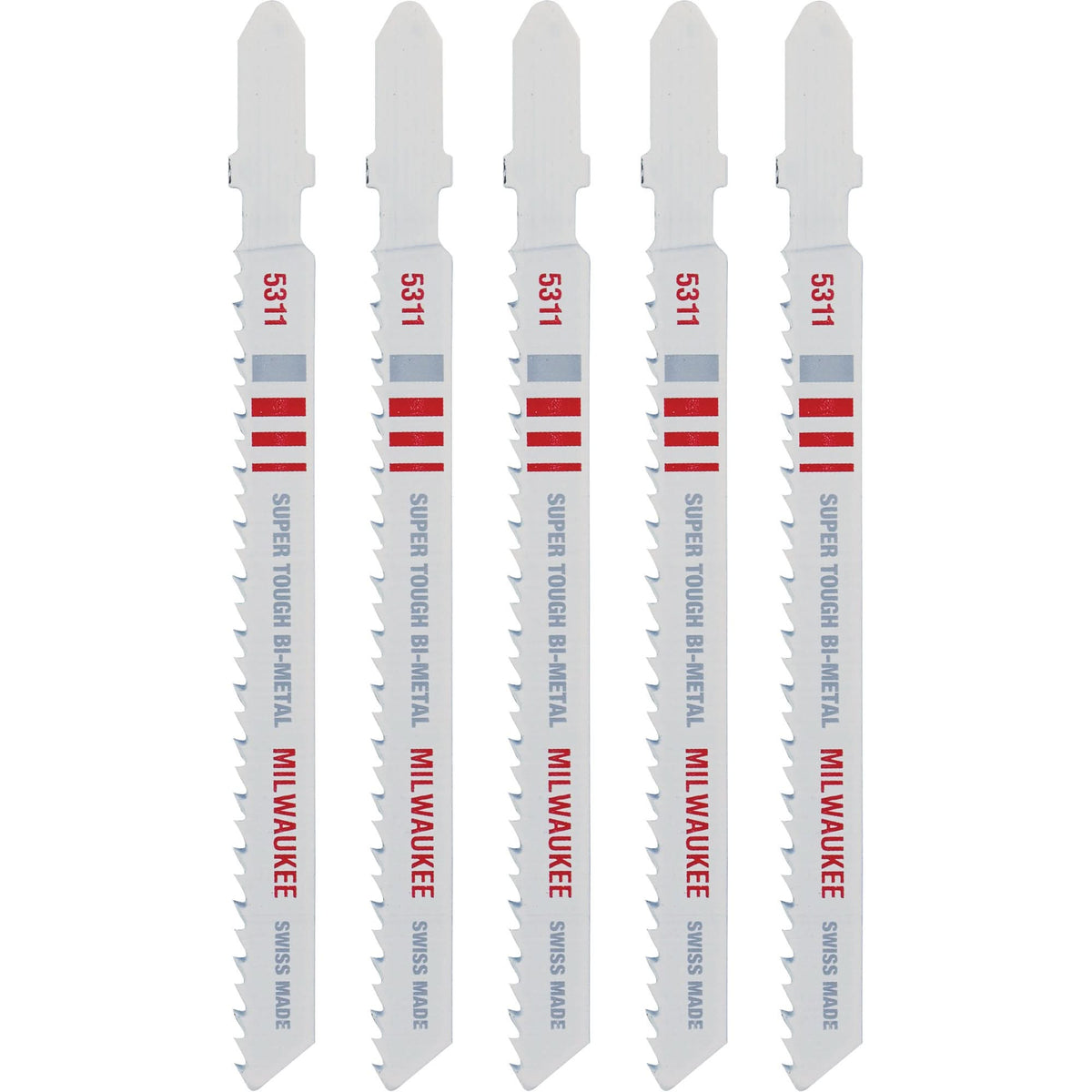 Jigsaw Blade, Bi-Metal, T-Shank, 4" L, 10 TPI