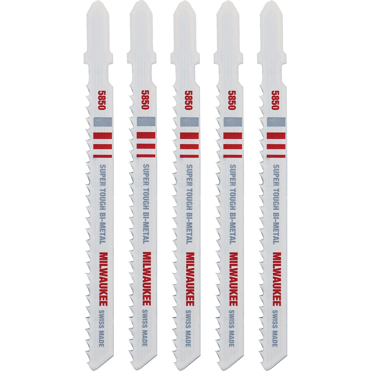 Jigsaw Blade, Bi-Metal, T-Shank, 4" L, 8 TPI