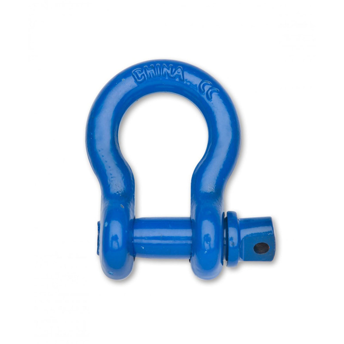 Farm Clevis Anchor Shackle, 1", Screw Pin, Coated