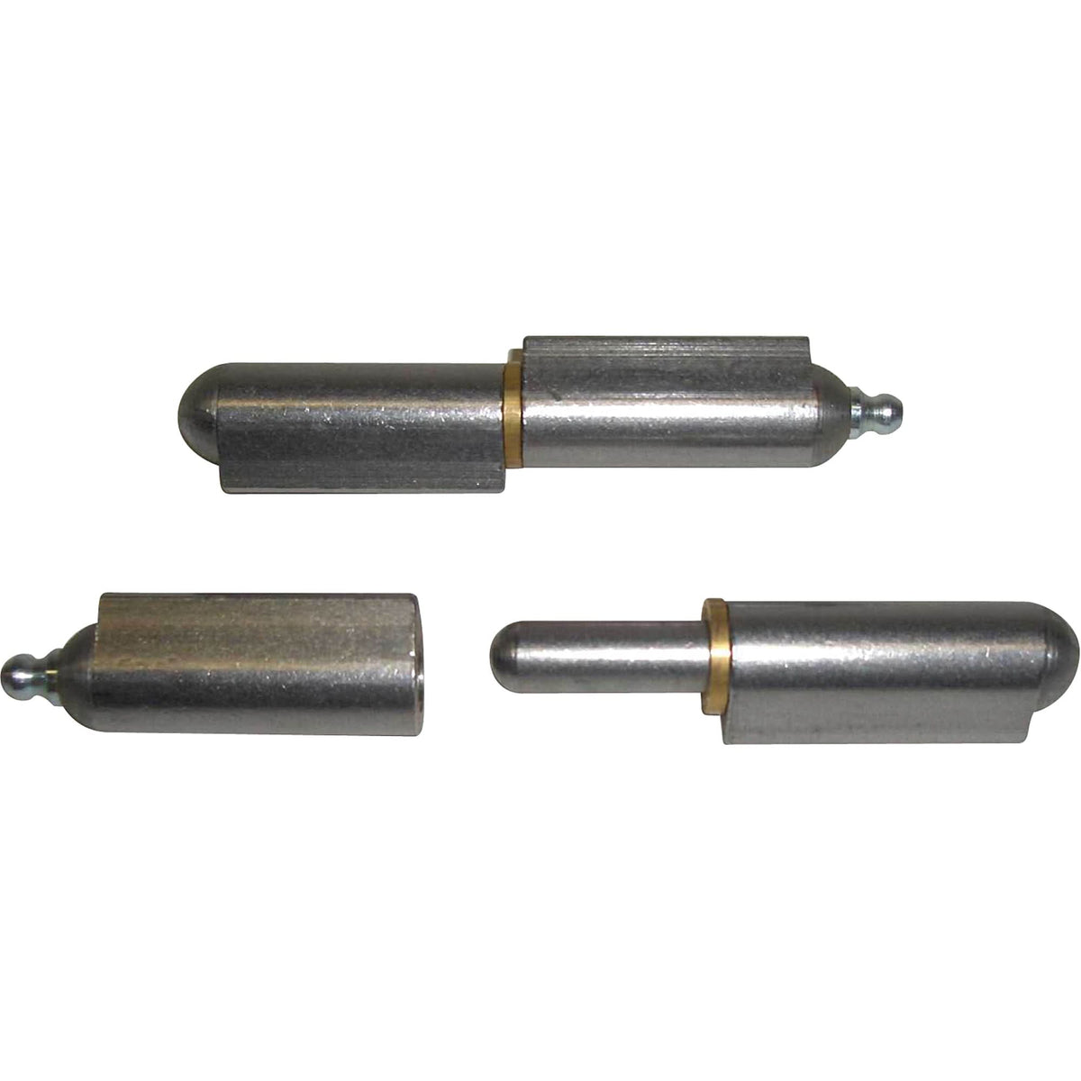 2-Piece Weld-On Hinges, 29/32" Dia. x 8" L