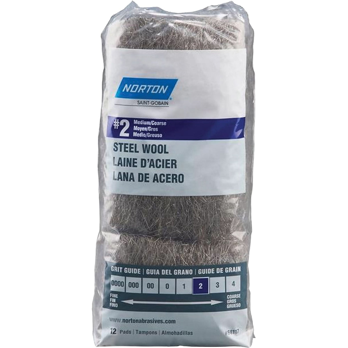 Steel Wool, Roll, Grade 2