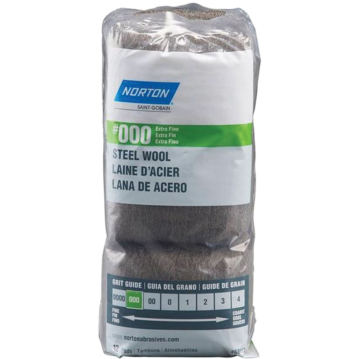 Steel Wool, Roll, Grade 000