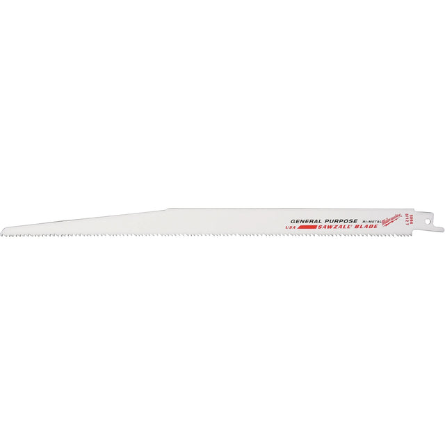 Sawzall® Blade, Bi-Metal, 8-12 TPI, 12" L x 1" W