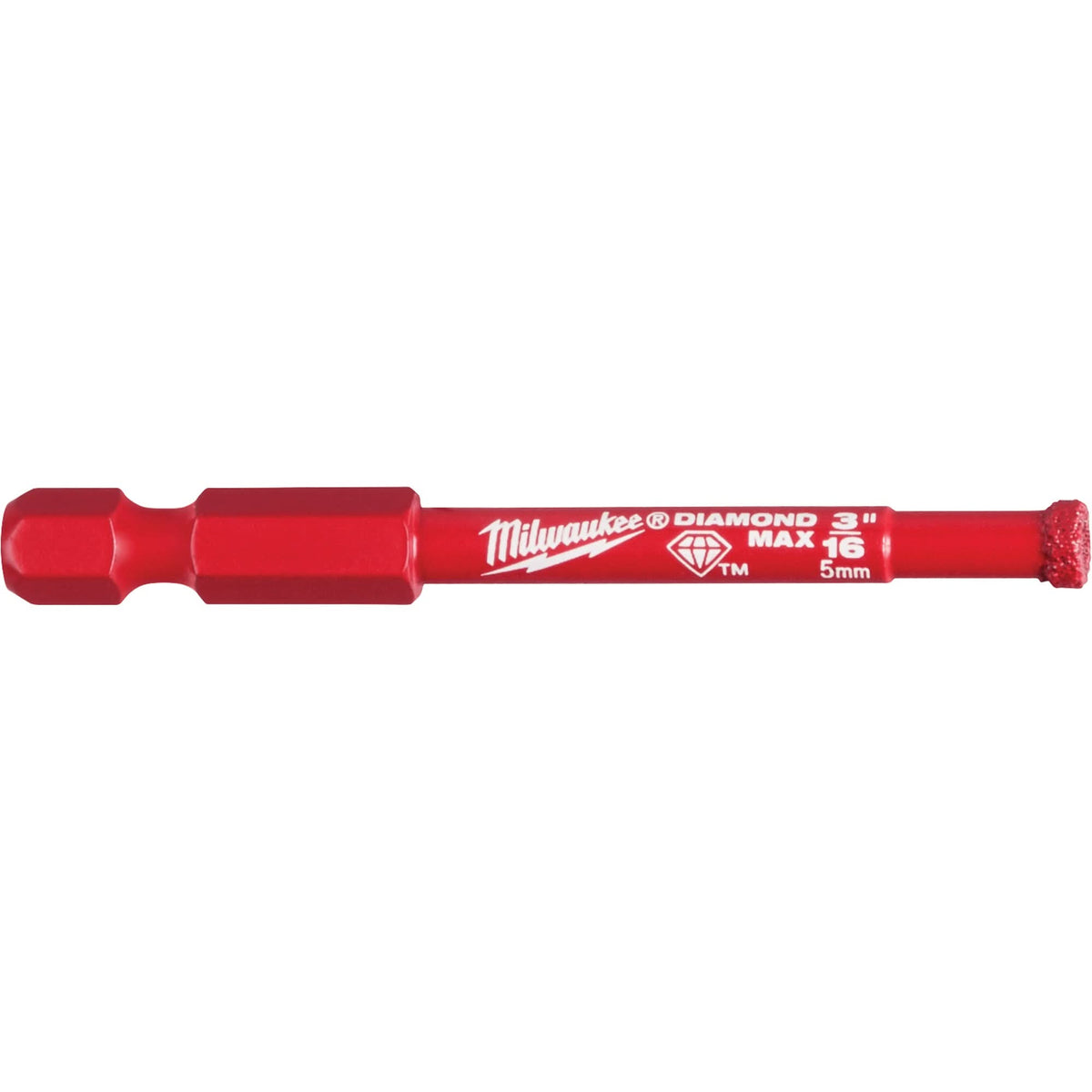 Diamond Plus™ Hole Saw, 3/16", 1" Depth of Cut, Diamond