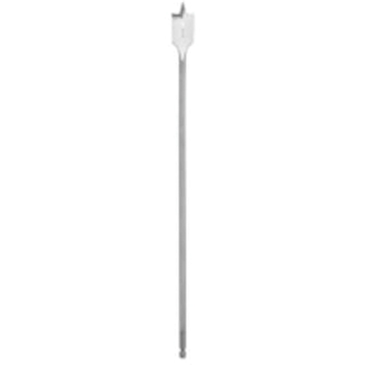 Flat Boring Bit, 5/8" Diameter, 1/4" Hex Shank, 16" Length