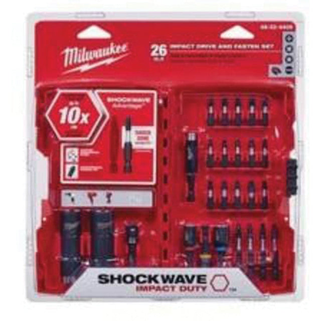 Shockwave™ Impact Duty Drive and Fasten Set, 26 Pieces, Steel