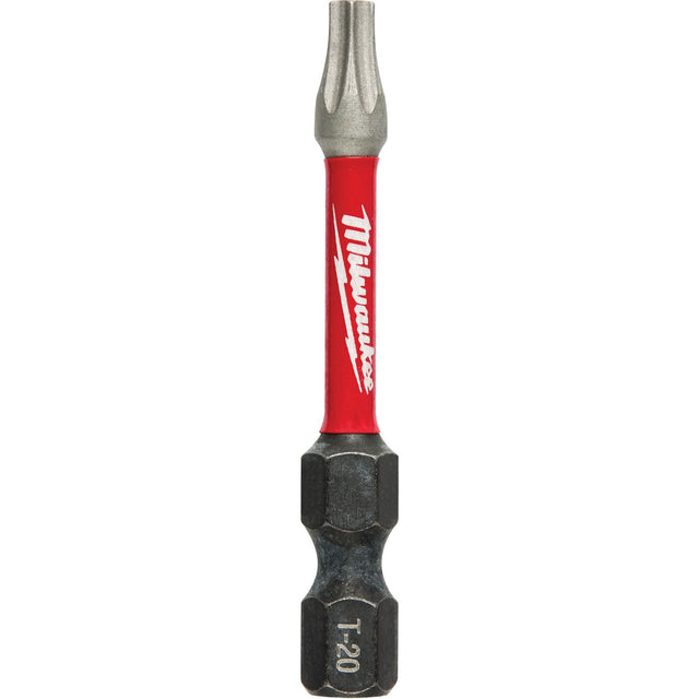 Shockwave™ Impact Power Bit, Torx, T-20 Tip, 1/4" Drive Size, 2" Length