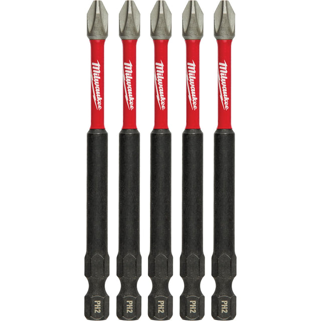 Shockwave™ Impact Power Bits, Phillips, #2 Tip, 1/4" Drive Size, 3-1/2" Length