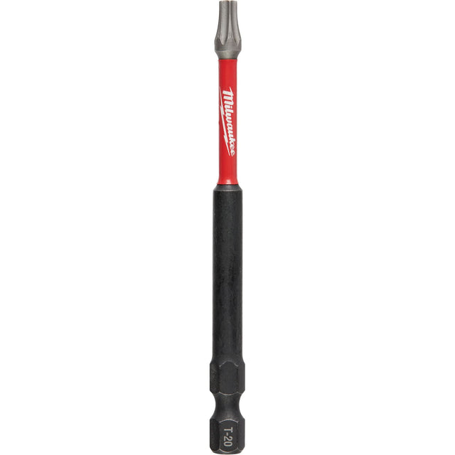 Shockwave™ Impact Power Bit, Torx, T-20 Tip, 1/4" Drive Size, 3-1/2" Length