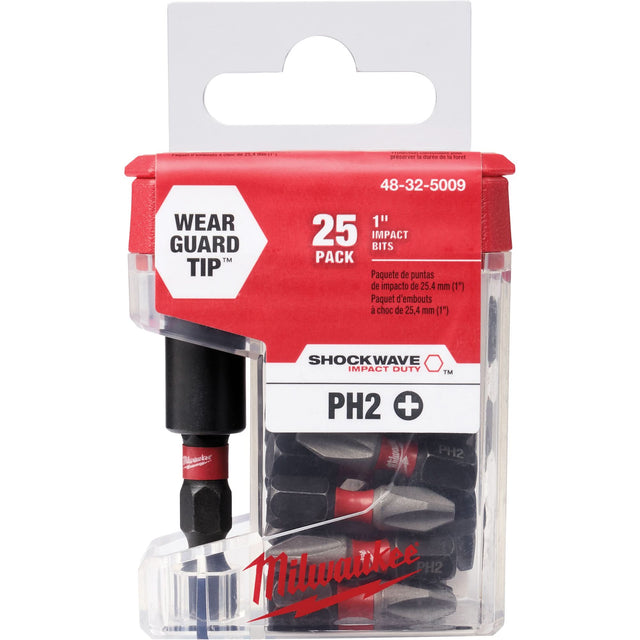Shockwave™ Magnetic Bit Tip Holder with Phillips Insert Bits