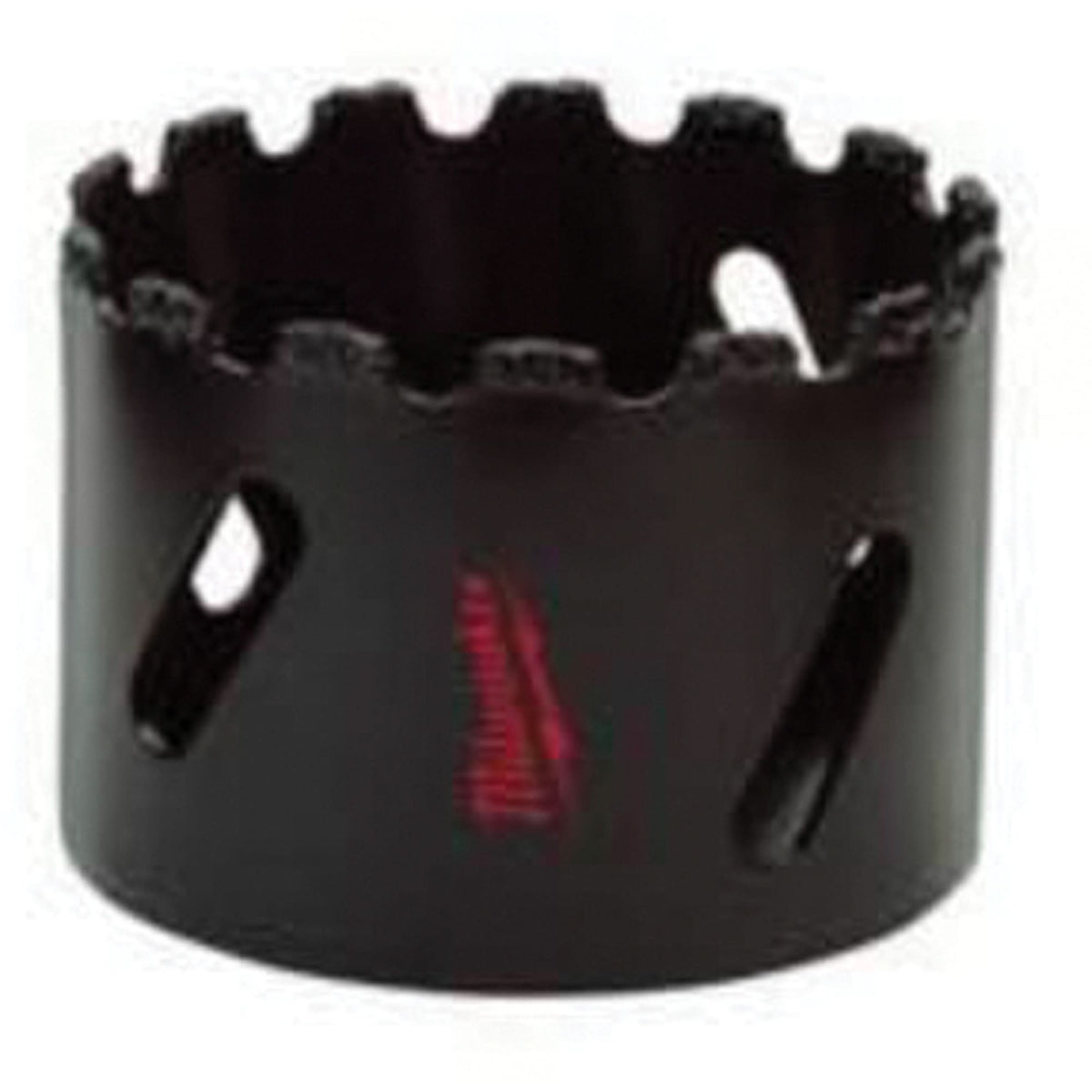Grit Edge Hole Saw, 2-1/4", 1-9/16" Depth of Cut, Carbide