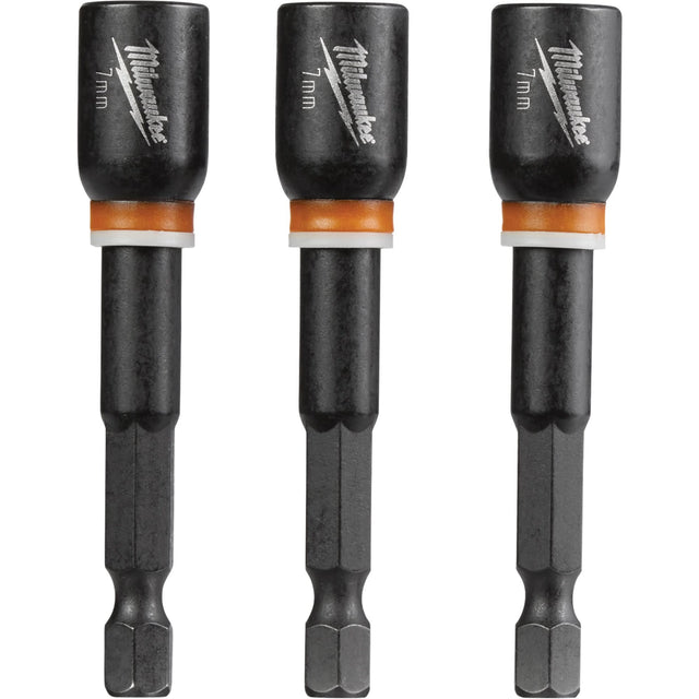 Shockwave™ Impact Duty™ Nut Driver, 1/4" Tip, 7 mm Drive, 2-9/16" L, Magnetic