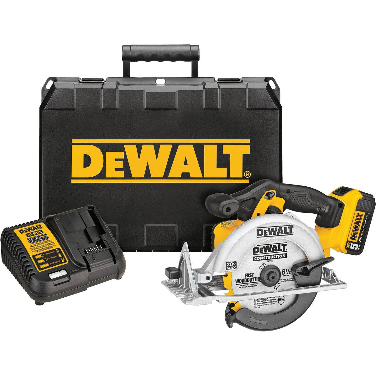 Max Circular Saw Kit, 6-1/2", 20 V