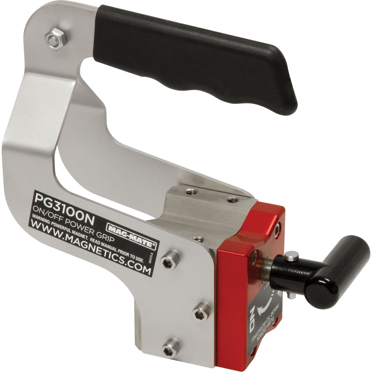 On/Off Power Grips, 7-1/2" Length, 3-3/8" Diameter, 100 lbs. Capacity