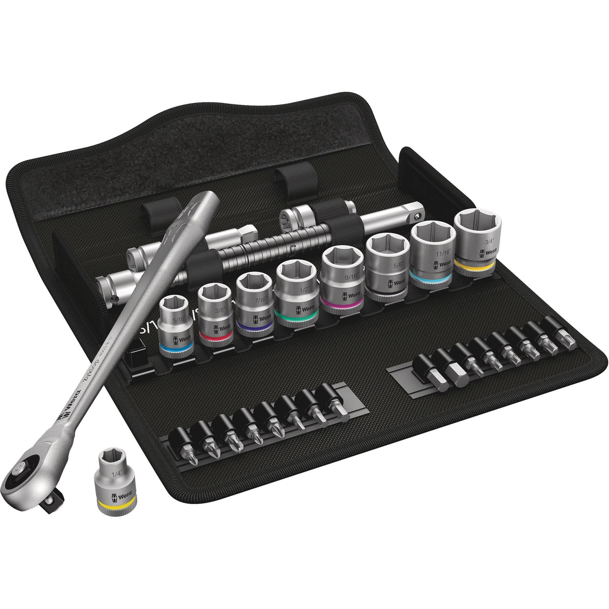 Zyklop Imperial Metal Ratchet Set, 29 Pcs, 3/8" Drive Size