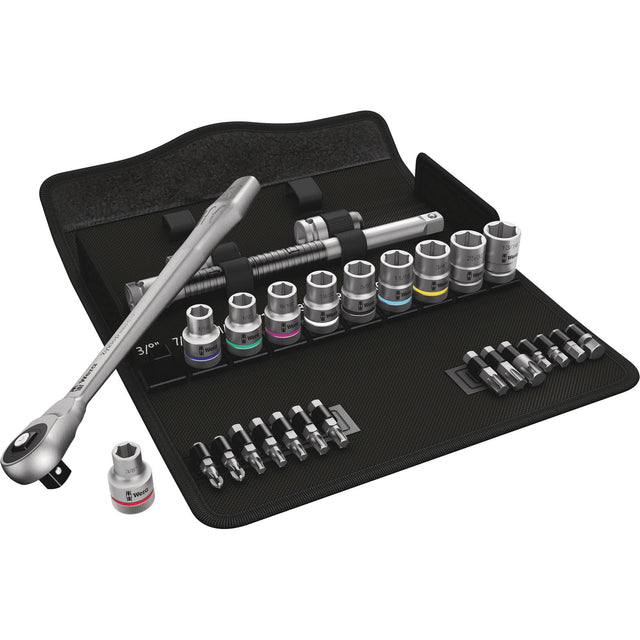 Zyklop Imperial Metal Ratchet Set, 28 Pcs, 1/2" Drive Size