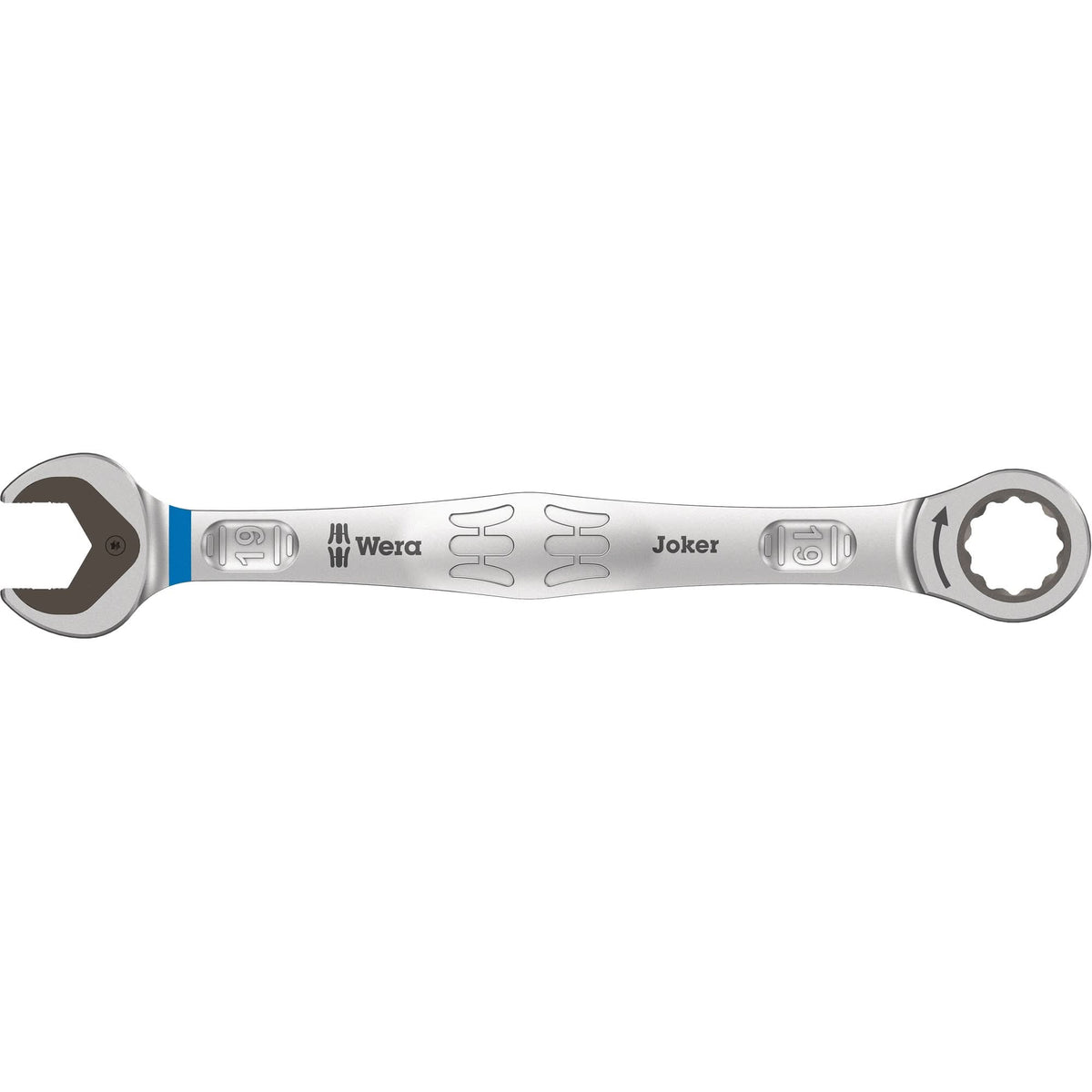 Joker Combination Wrench 19 mm, 12 Point, 19 mm, Chrome Finish