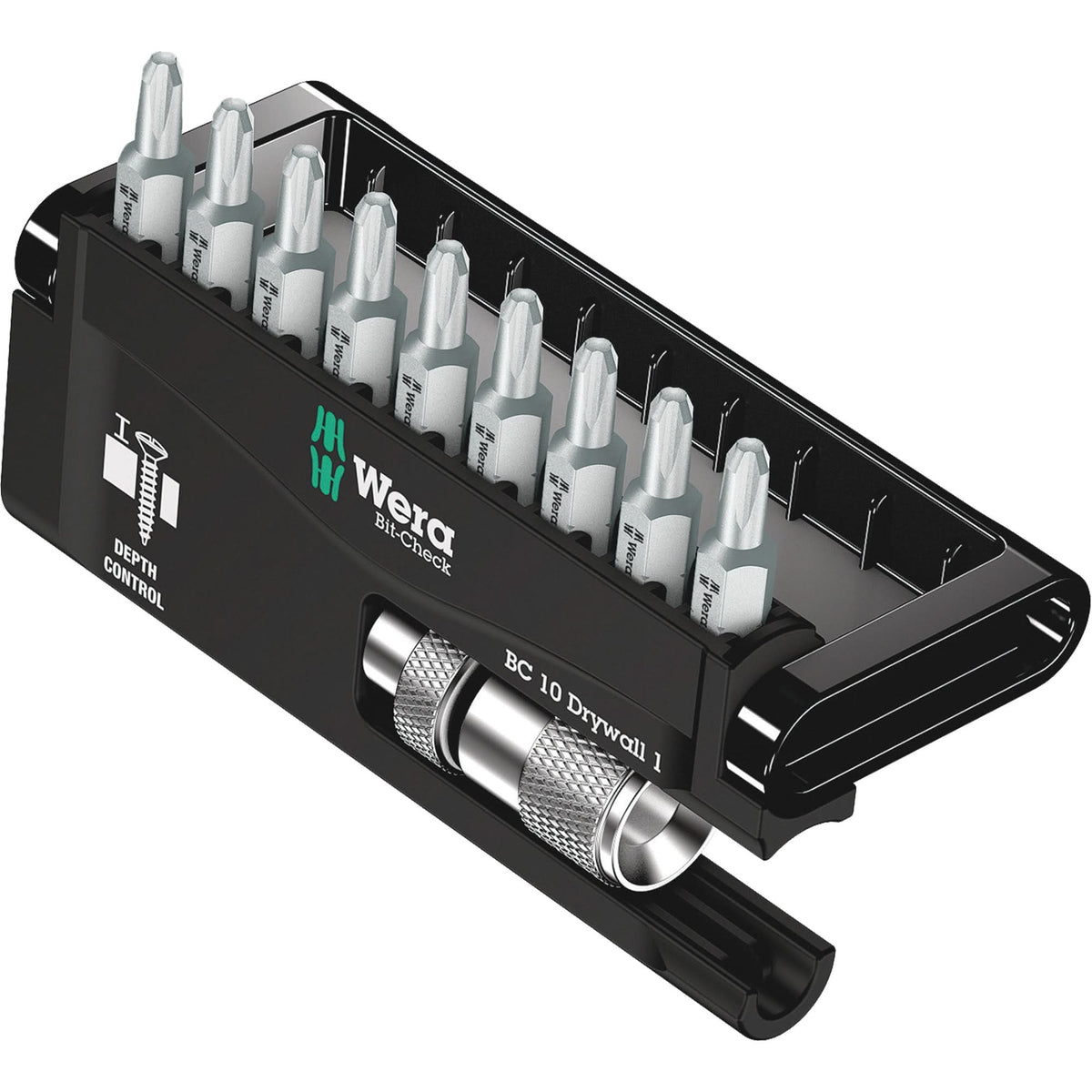 10-Piece Bit Check for Drywall Screws