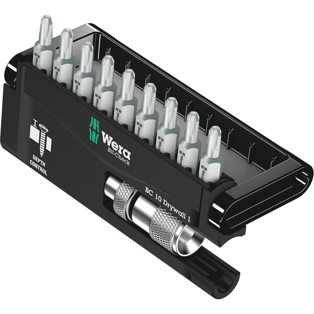 10-Piece Bit Check for Drywall Screws