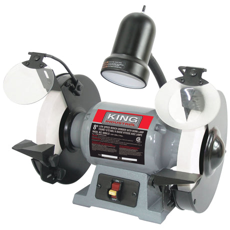 Bench Grinder, 8" Wheel Diameter, 1/2 HP, 1750 RPM