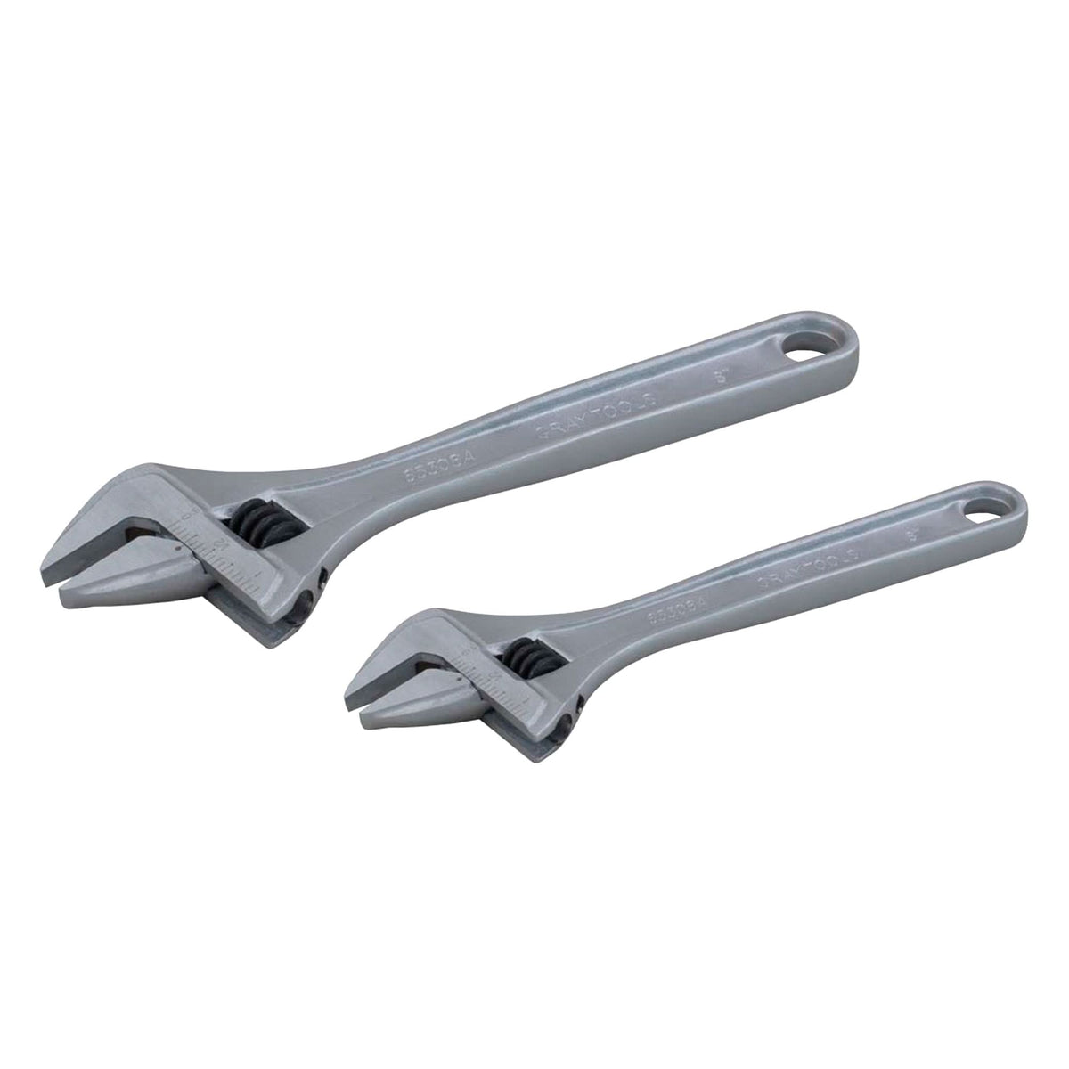 Wrench Set, Adjustable, 2 Pieces, Imperial and Metric