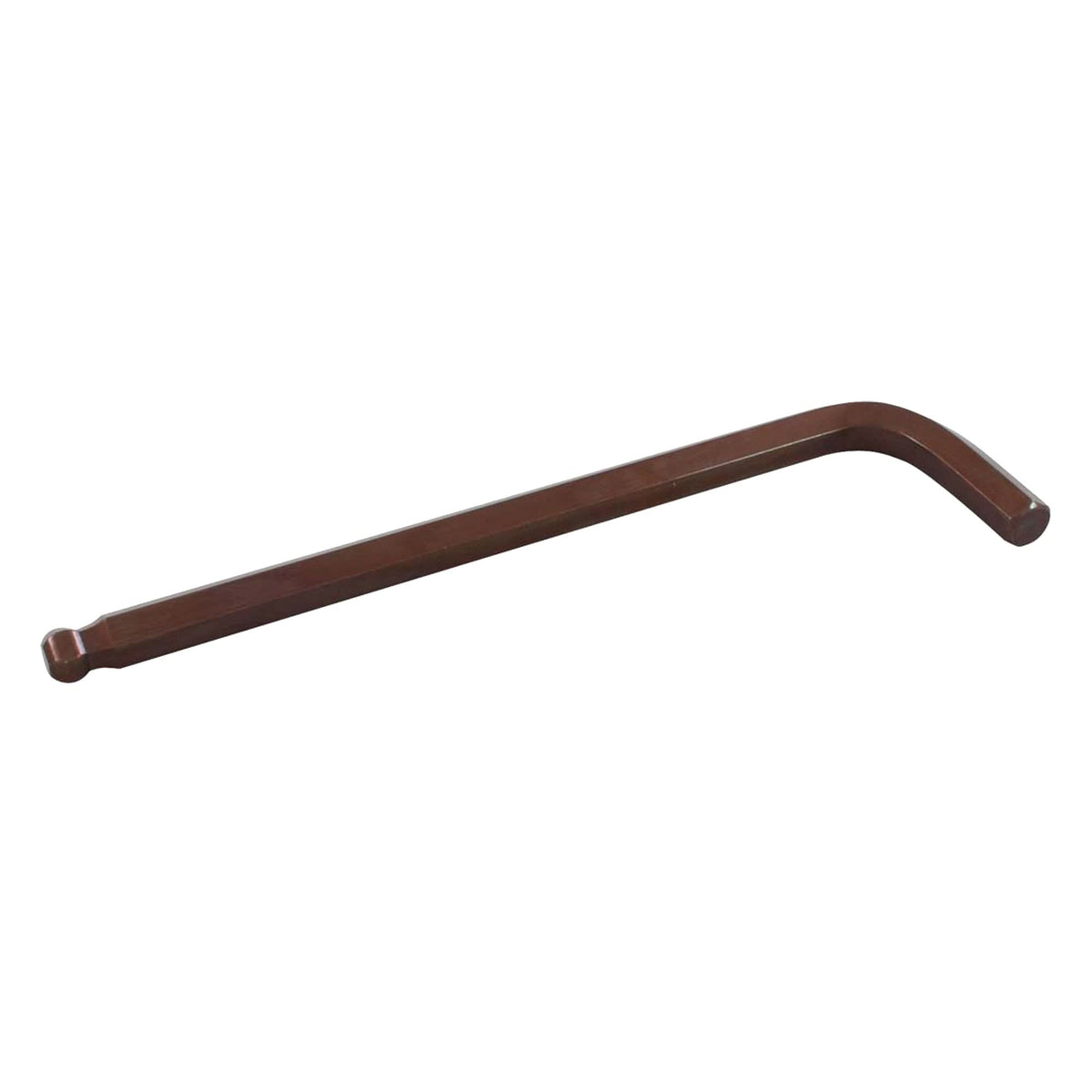 Long Hex Key, Ball End, 12 mm x 207 mm L, L Shape