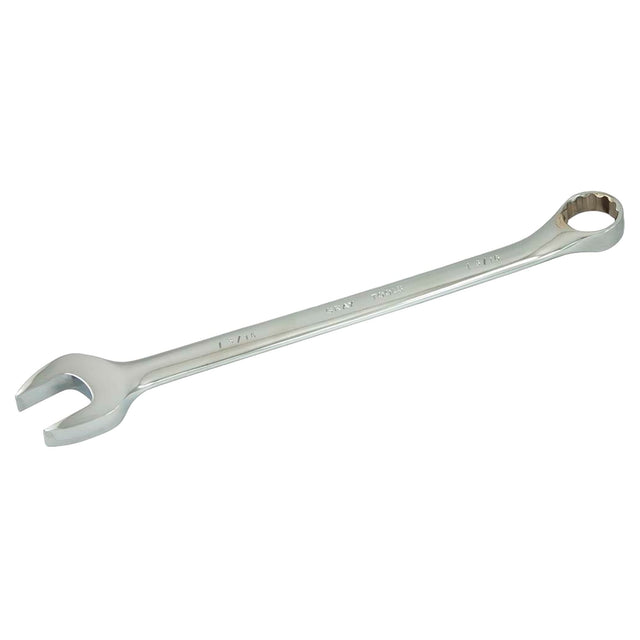 Combination Wrench, 12 Point, 1-3/16", Chrome Finish