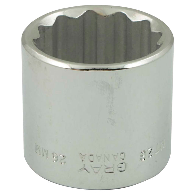 Socket, 22 mm, 3/8" Drive, 12 Points