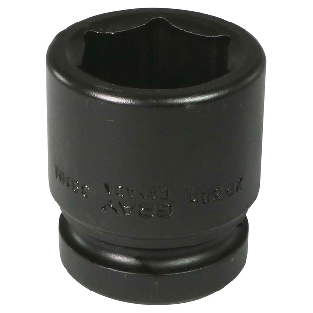 Socket, Impact, 38 mm, 1" Drive, 6 Points