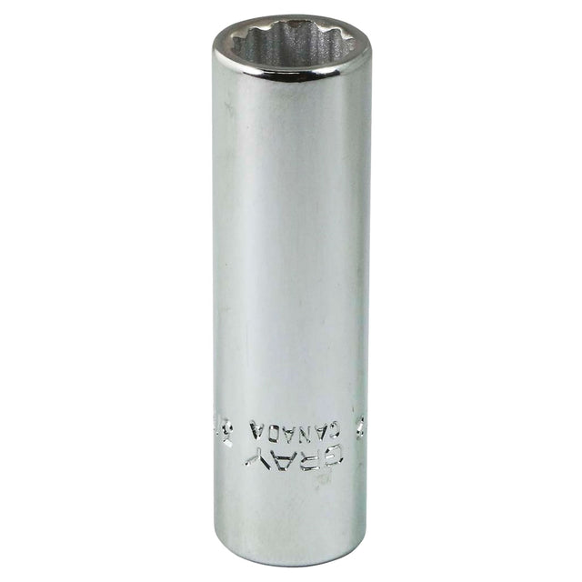 Socket, 3/8", 1/4" Drive, 12 Points