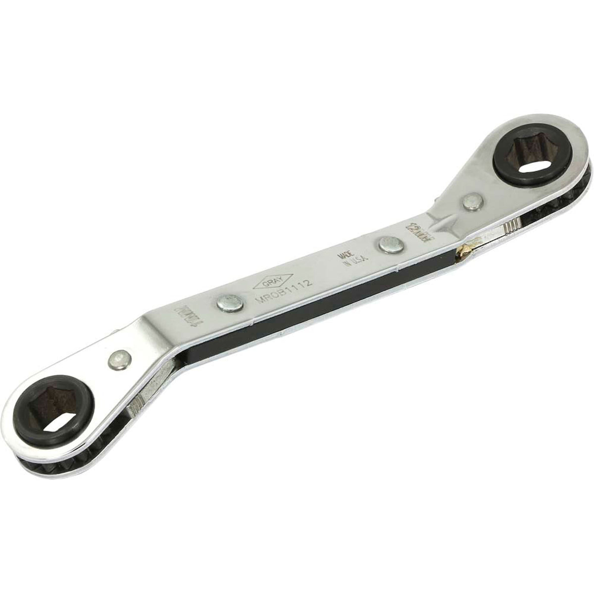 Offset Ratcheting Box Wrench  , Plain Handle