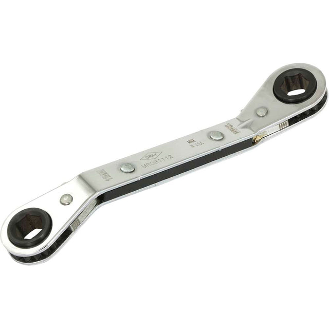 Offset Ratcheting Box Wrench  , Plain Handle