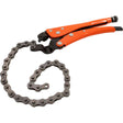 Locking Chain Clamp Pliers, 10" Length, Omnium Grip
