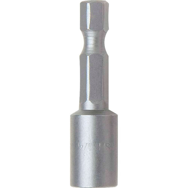 Nutsetter, 7/16" Tip, 1/4" Drive, 2-9/16" L, Magnetic