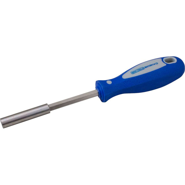Hex Bit Holder, 1/4" Drive, 8" L, Magnetic