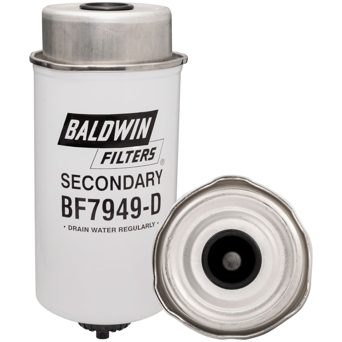 BF7949-D Secondary Fuel/Water Separator with Removable Drain