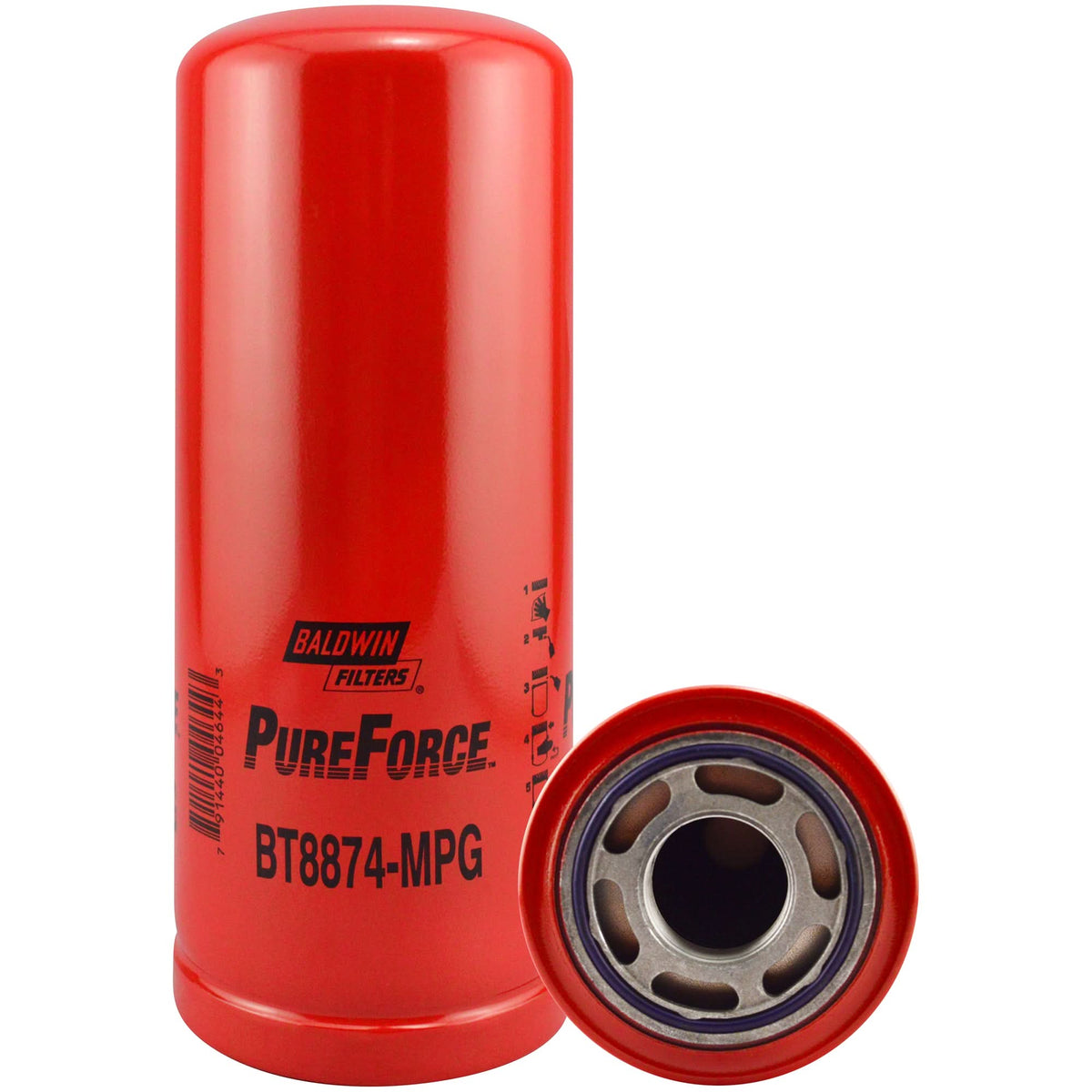 BT8874-MPG Spin-On Max-Performance Glass Hydraulic Filter