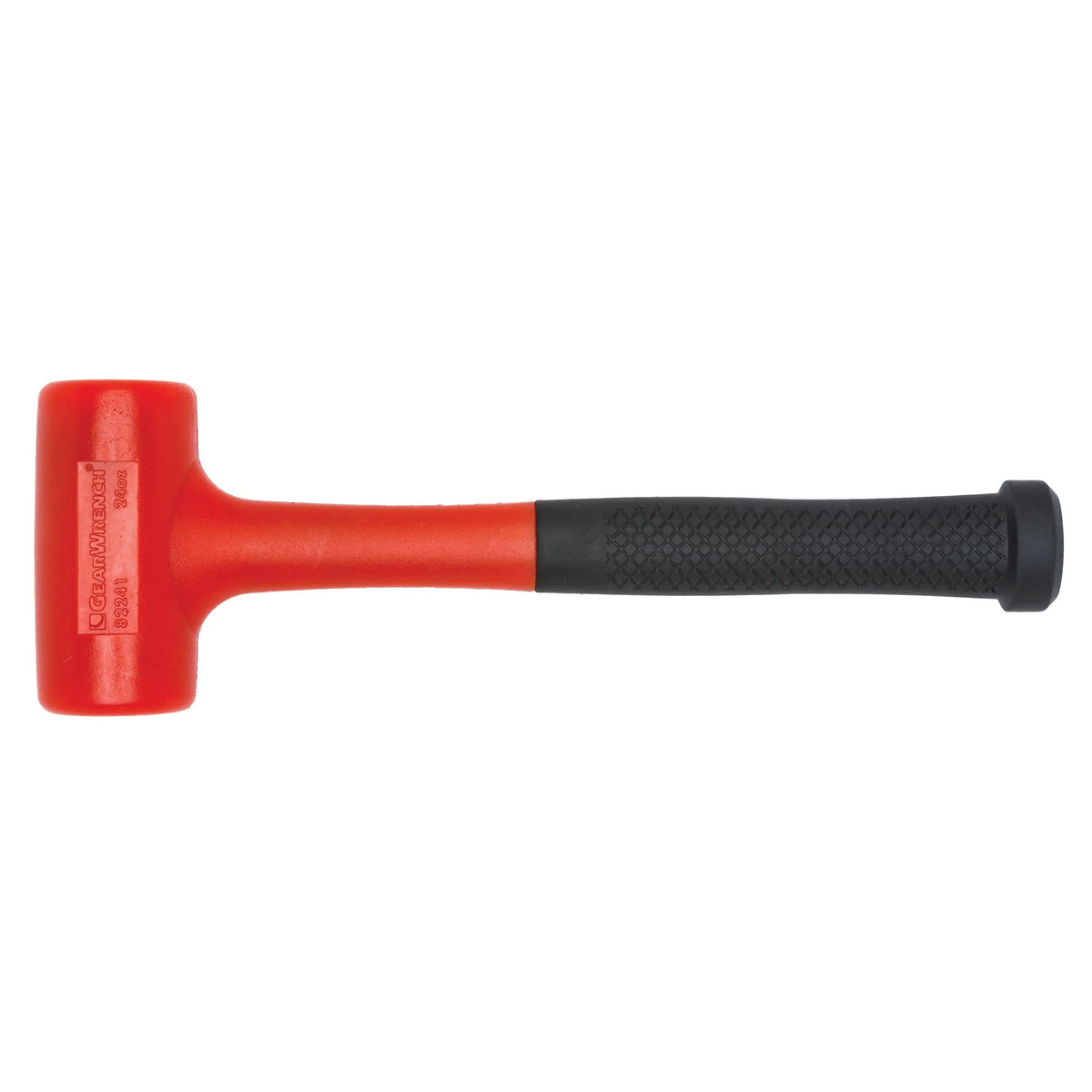 Polyurethane Dead Blow Hammer, 18 oz., Textured Grip, 11-3/10" L