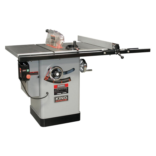 Cabinet Table Saw with Riving Knife, 230 V, 9.6 A, 3850 RPM