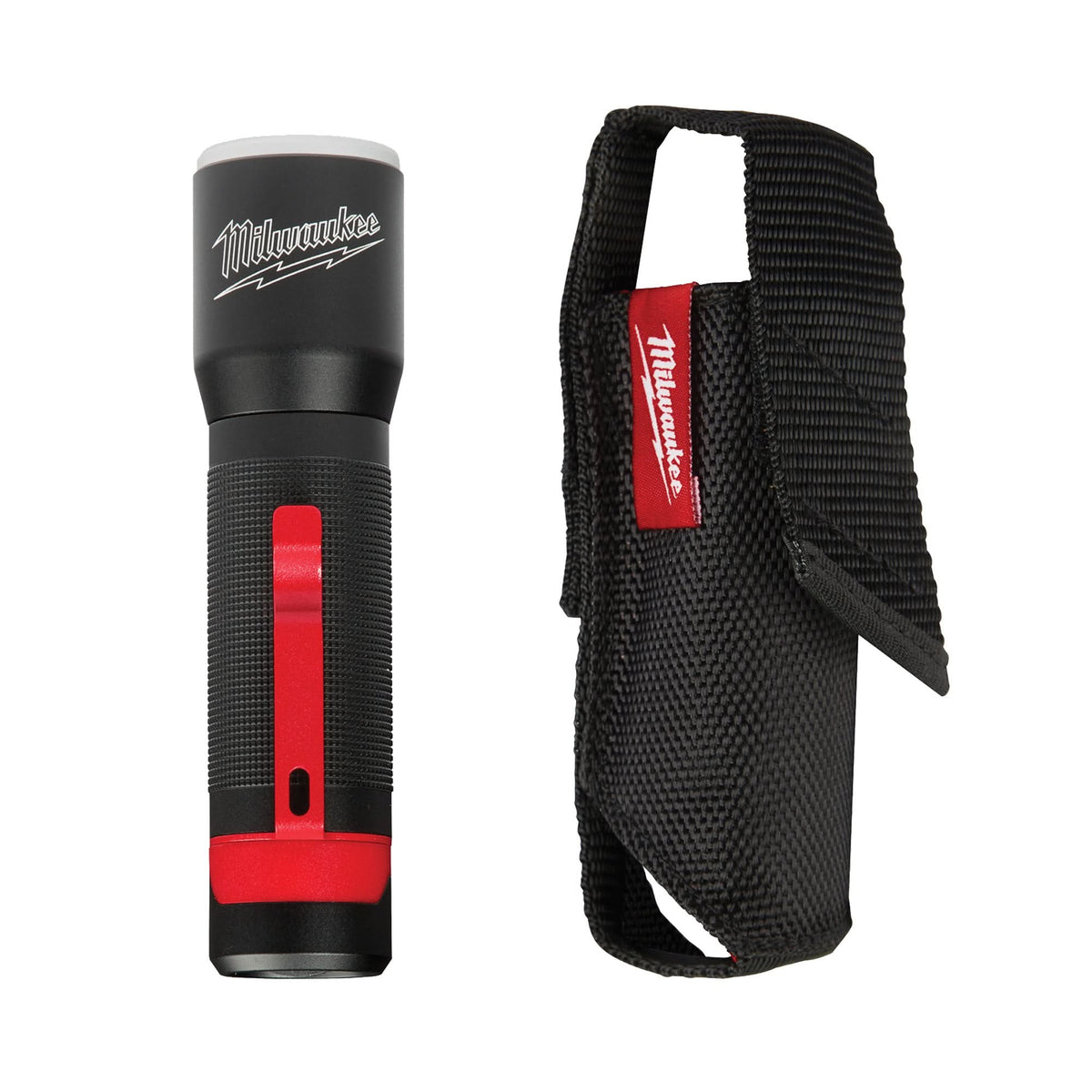 325L Focusing Flashlight with Holster, LED, 325 Lumens, AAA Batteries