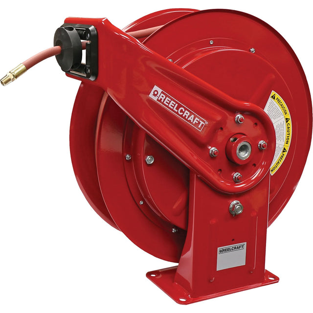 HD70000 Mobile Base Hose Reel, Air/Water, 3/8" x 100', Single Hose, 300 psi