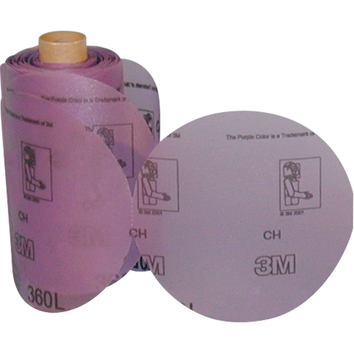 Stikit™ Film Disc Roll 360L, 6" Dia., P800 Grit, Aluminum Oxide