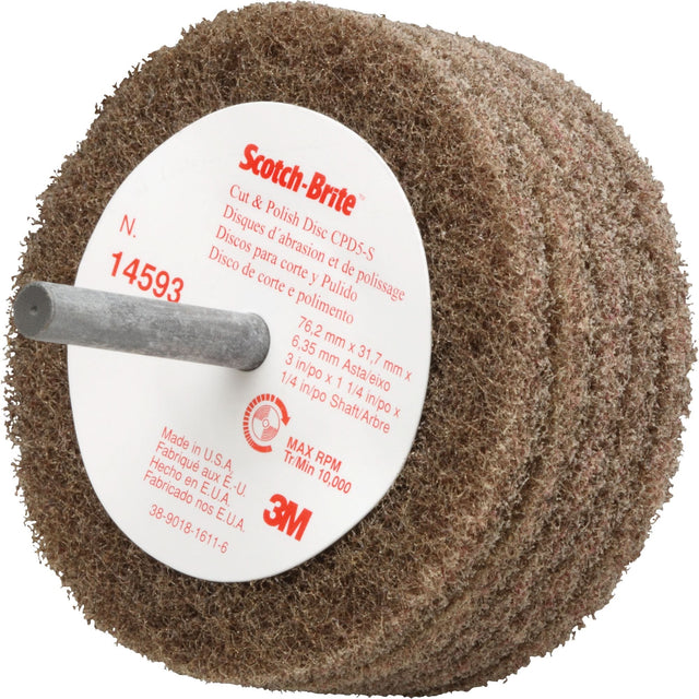 Scotch-Brite™ Cut & Polish Disc, 3" Dia.