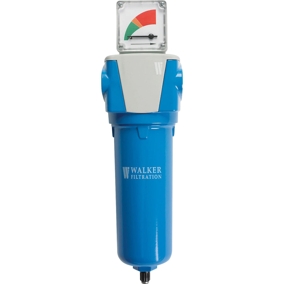 Coalescing Pre-Filter with Pop-Up Gauge, Standard, 1/4" NPT, Automatic Drain, For Dust/Particles