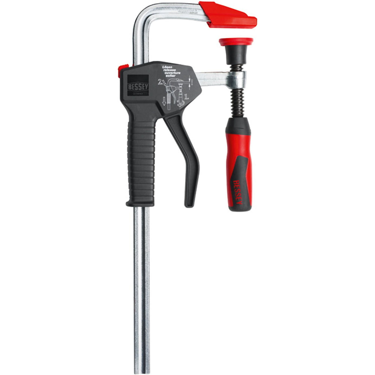 PowerGrip Heavy-Duty One-Hand Clamp, 12" (305 mm)