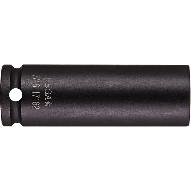 Socket, Impact, 3/8", 1/4" Drive, 6 Points, Deep