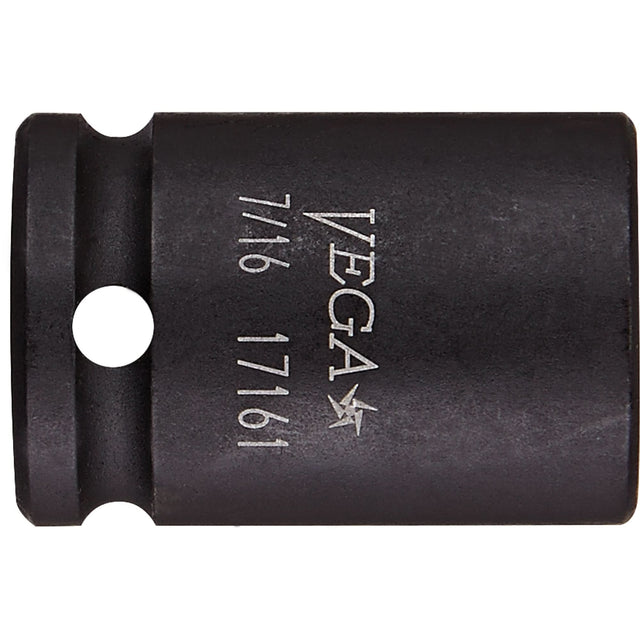 Socket, Impact, 7 mm, 1/4" Drive, 6 Points